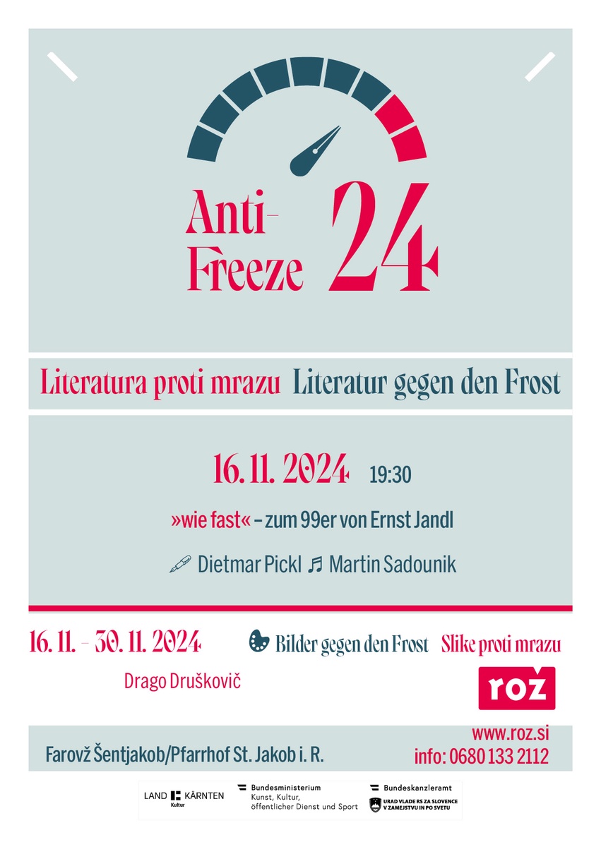 Antifreeze ´24 -  »wie fast« – zum 99er von Ernst Jandl