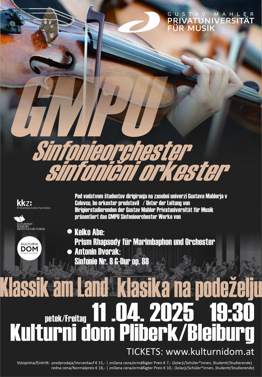 Klasika na podeželju - GMPU Sinfonični okester Celovec